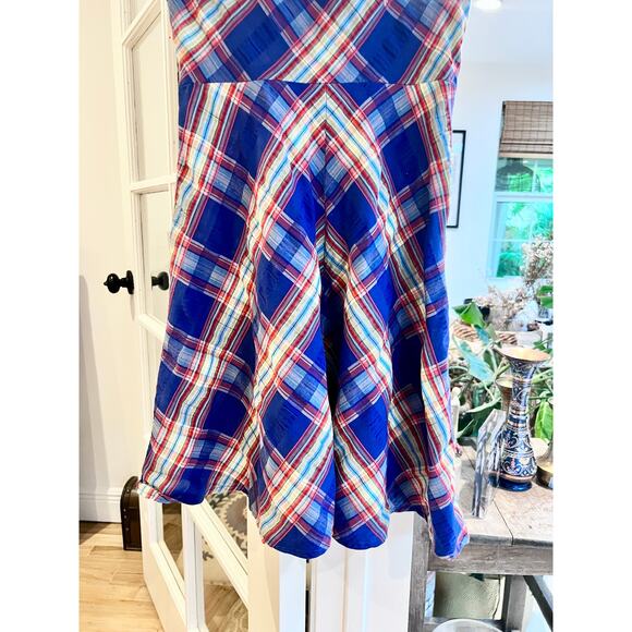 Vintage Early 70's Short Plaid Dress, Rare Find - Size Small - Picture 5 of 6